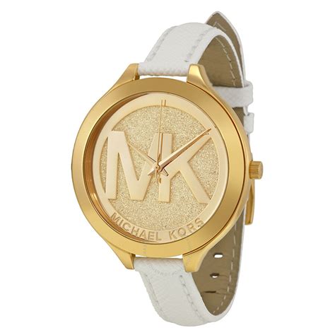 Michael Kors Slim Runway Champagne Dial Ladies Watch MK2389